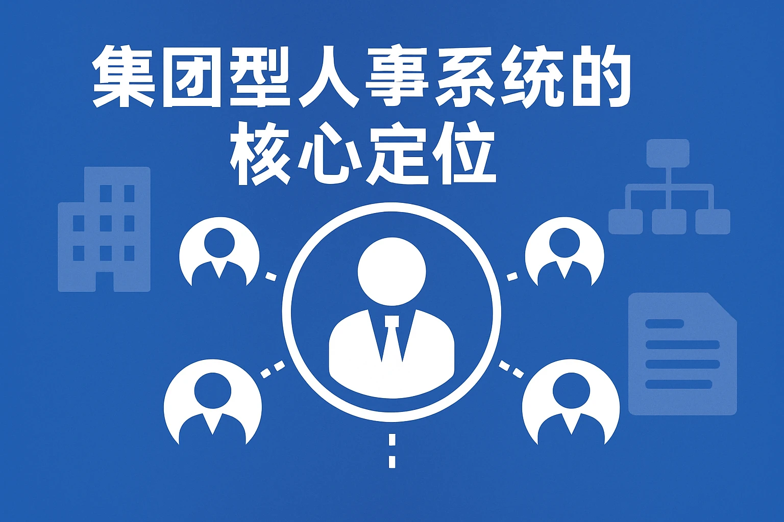 集团型人事系统的核心定位