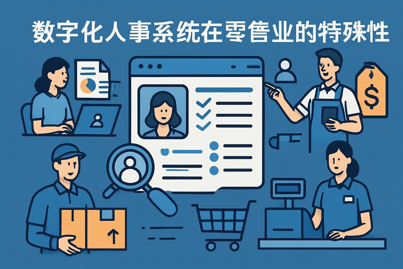 数字化人事系统在零售业的特殊性