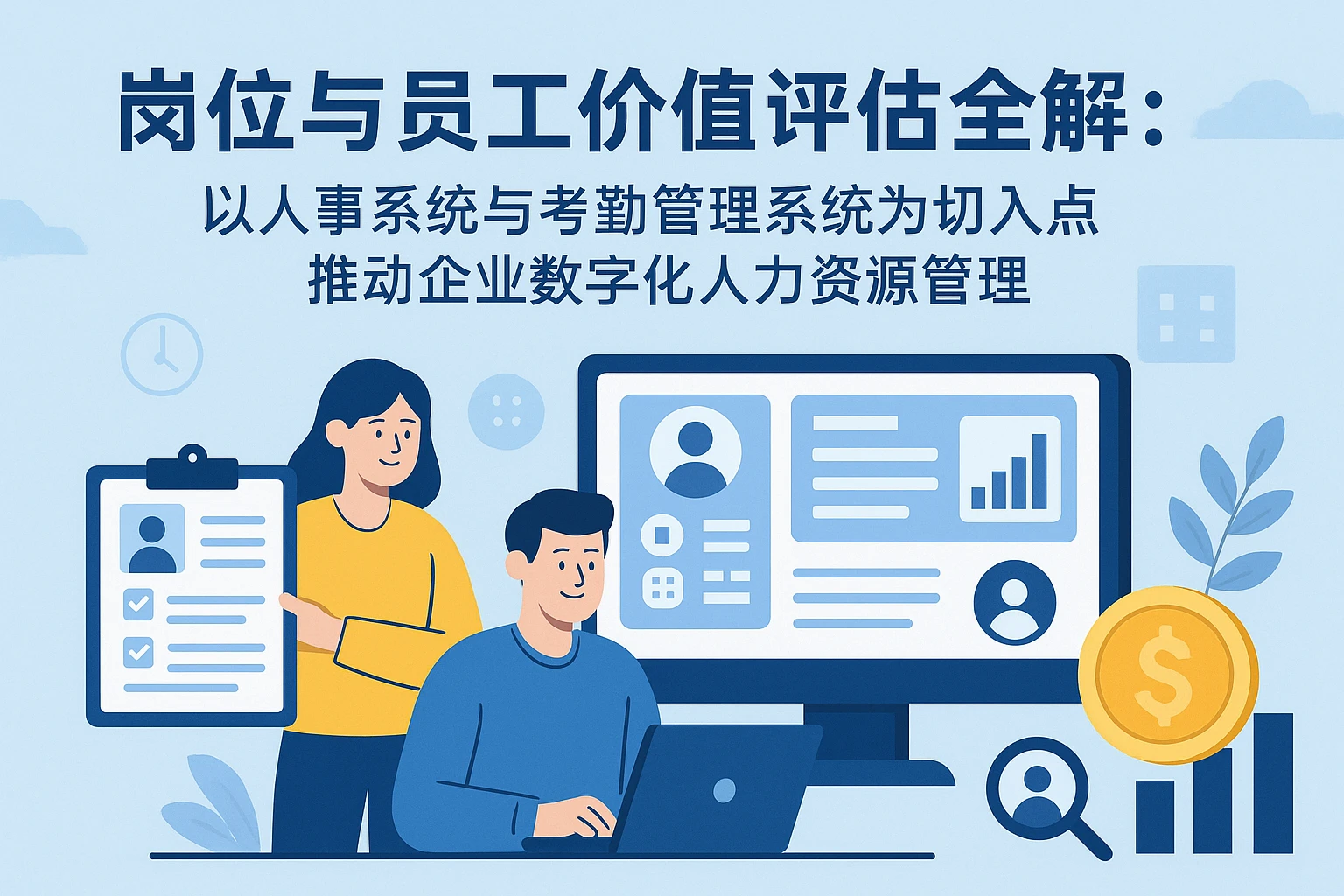 岗位与员工价值评估全解：以人事系统与考勤管理系统为切入点推动企业数字化人力资源管理