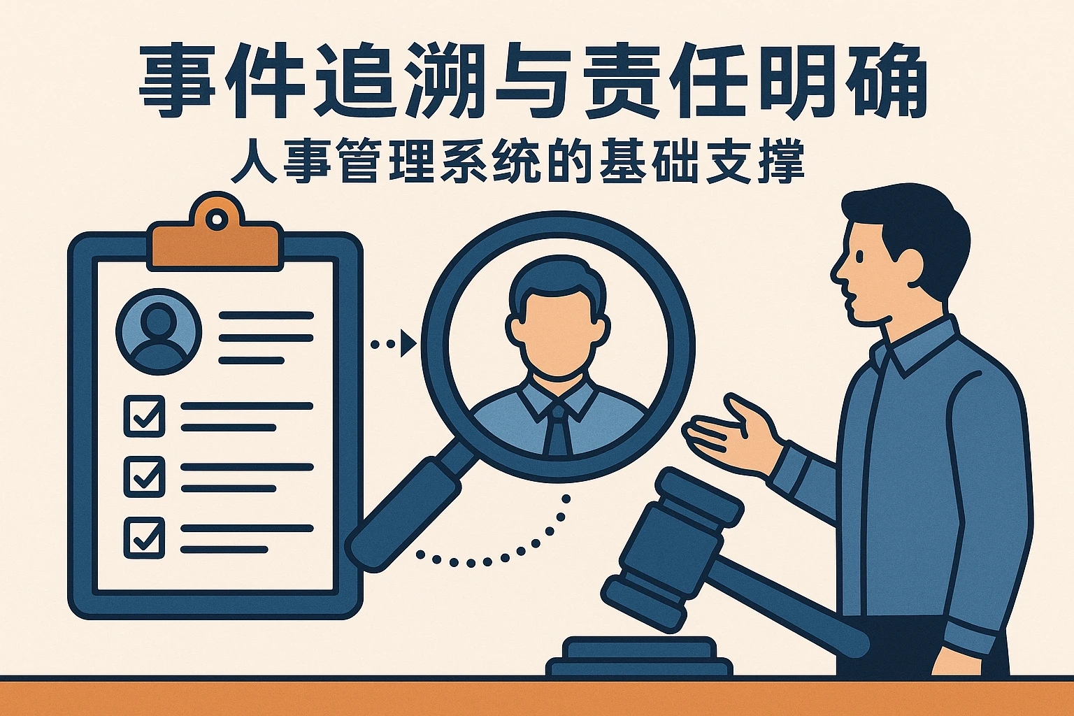 事件追溯与责任明确——人事管理系统的基础支撑