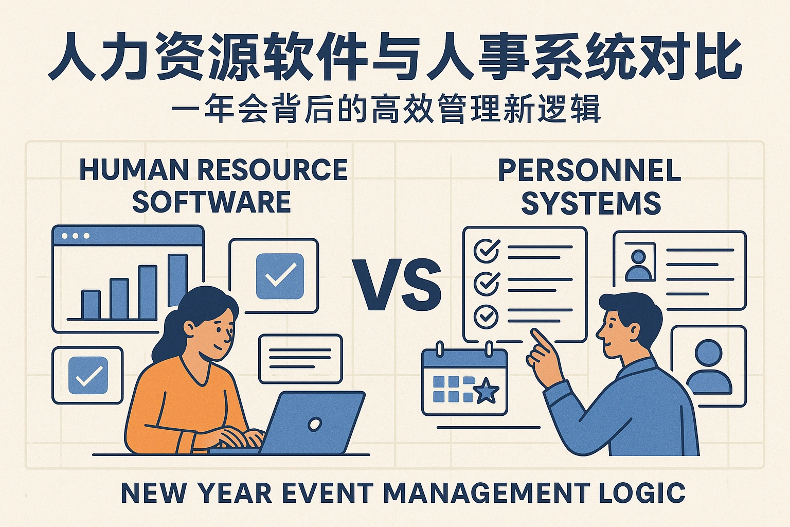 人力资源软件与人事系统对比——年会背后的高效管理新逻辑