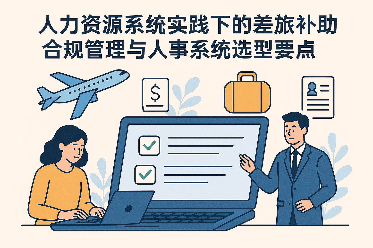 人力资源系统实践下的差旅补助合规管理与人事系统选型要点