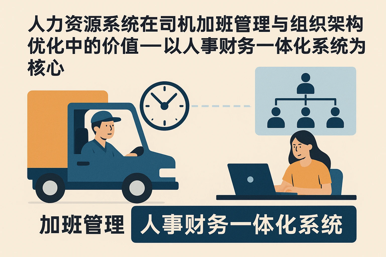 人力资源系统在司机加班管理与组织架构优化中的价值——以人事财务一体化系统为核心