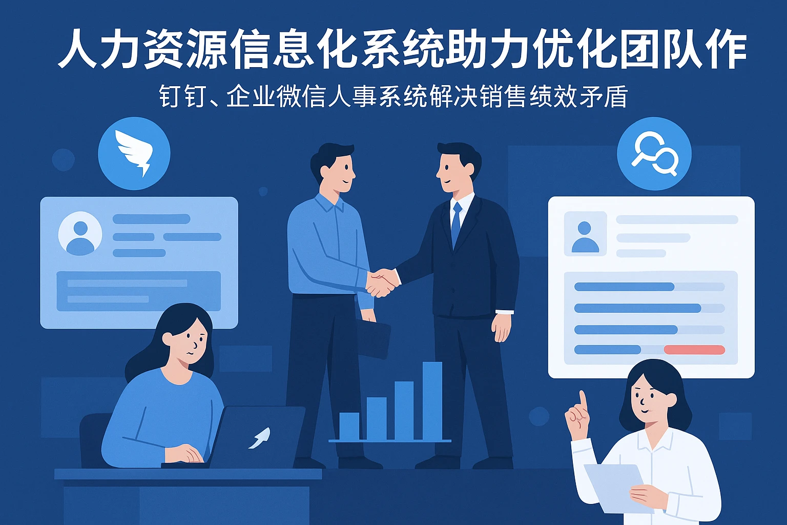 人力资源信息化系统助力优化团队协作——钉钉与企业微信人事系统解决销售绩效矛盾