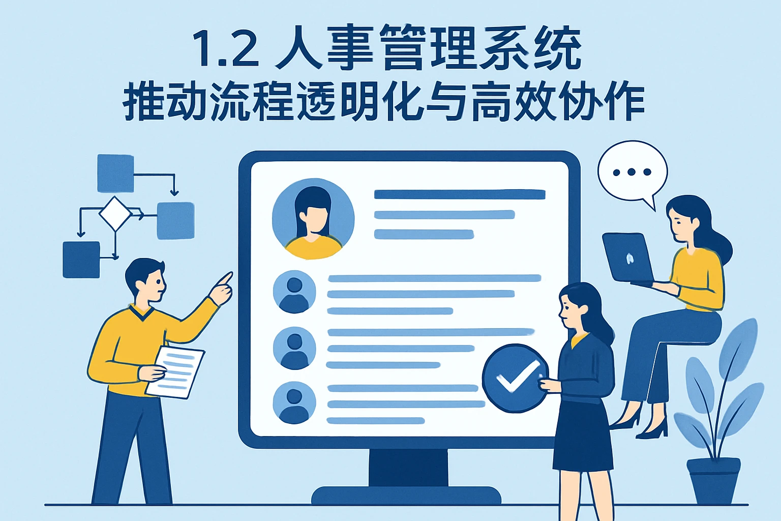 1.2 人事管理系统推动流程透明化与高效协作