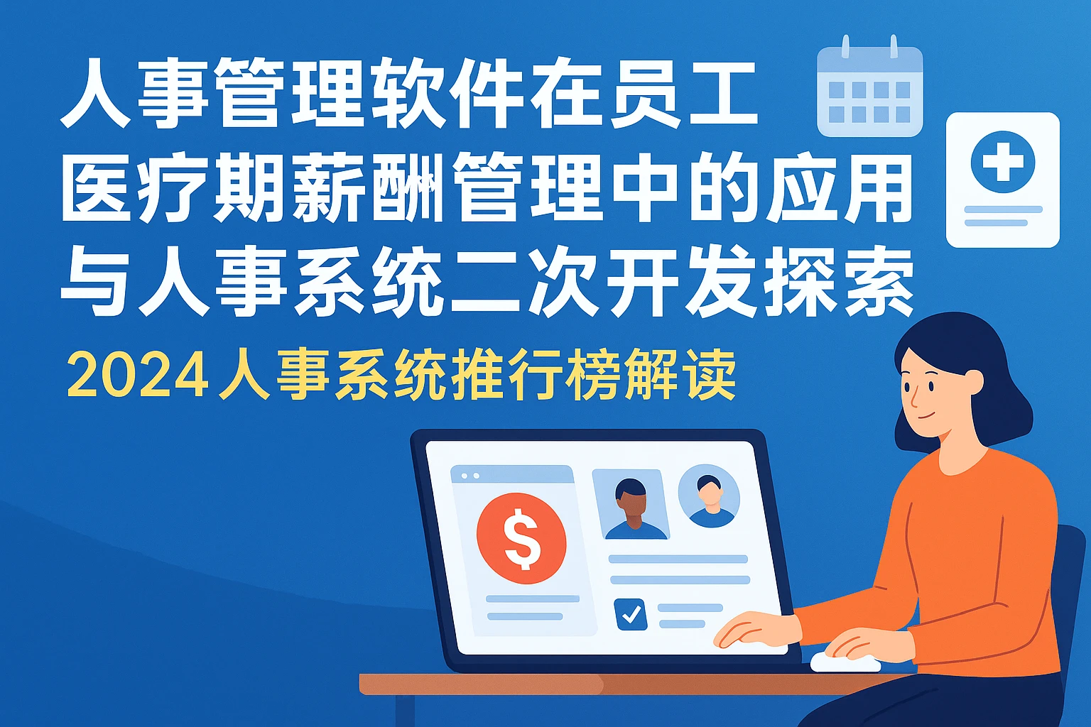 人事管理软件在员工医疗期薪酬管理中的应用与人事系统二次开发探索——2024人事系统排行榜解读