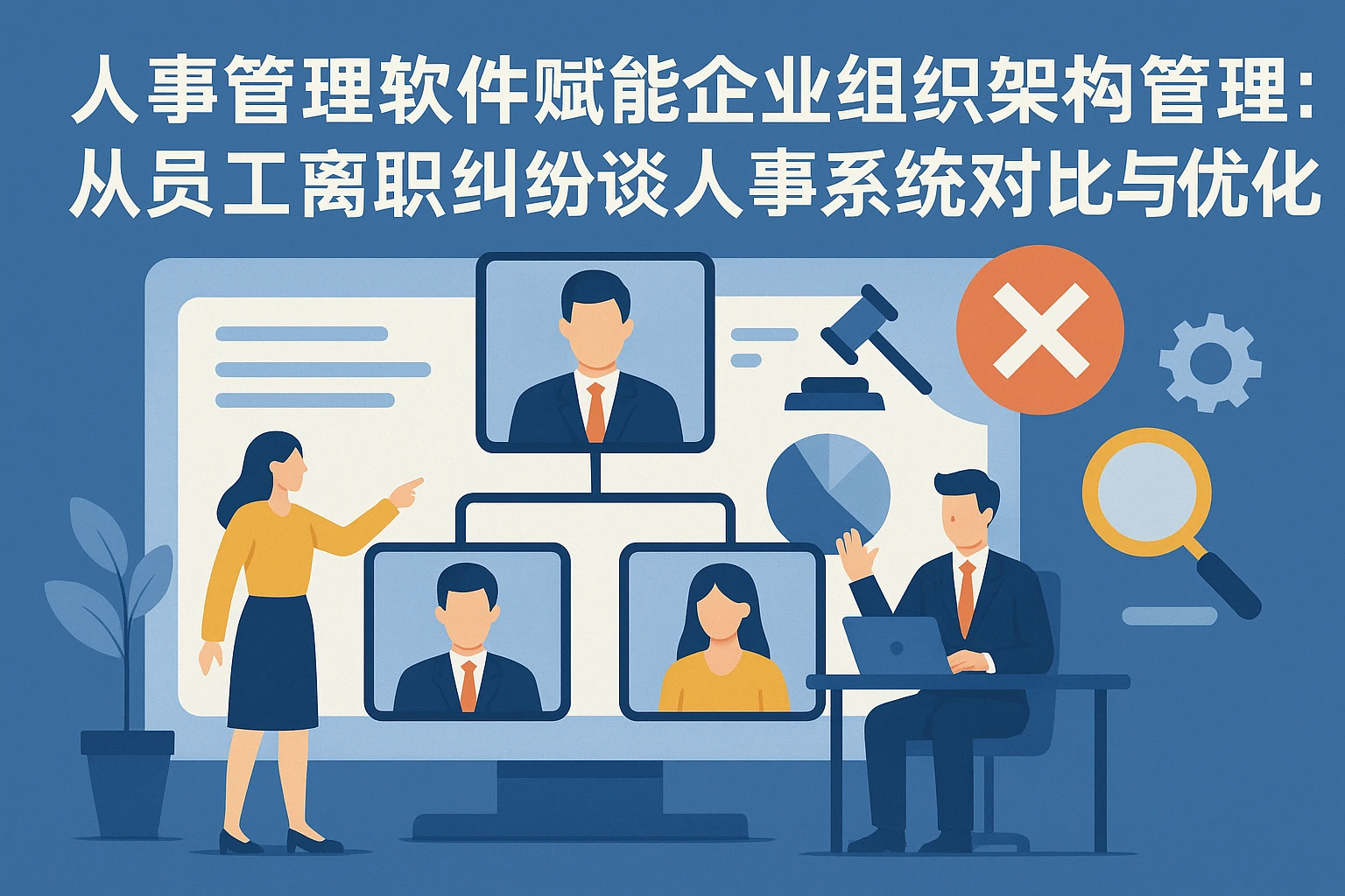 人事管理软件赋能企业组织架构管理：从员工离职纠纷谈人事系统对比与优化