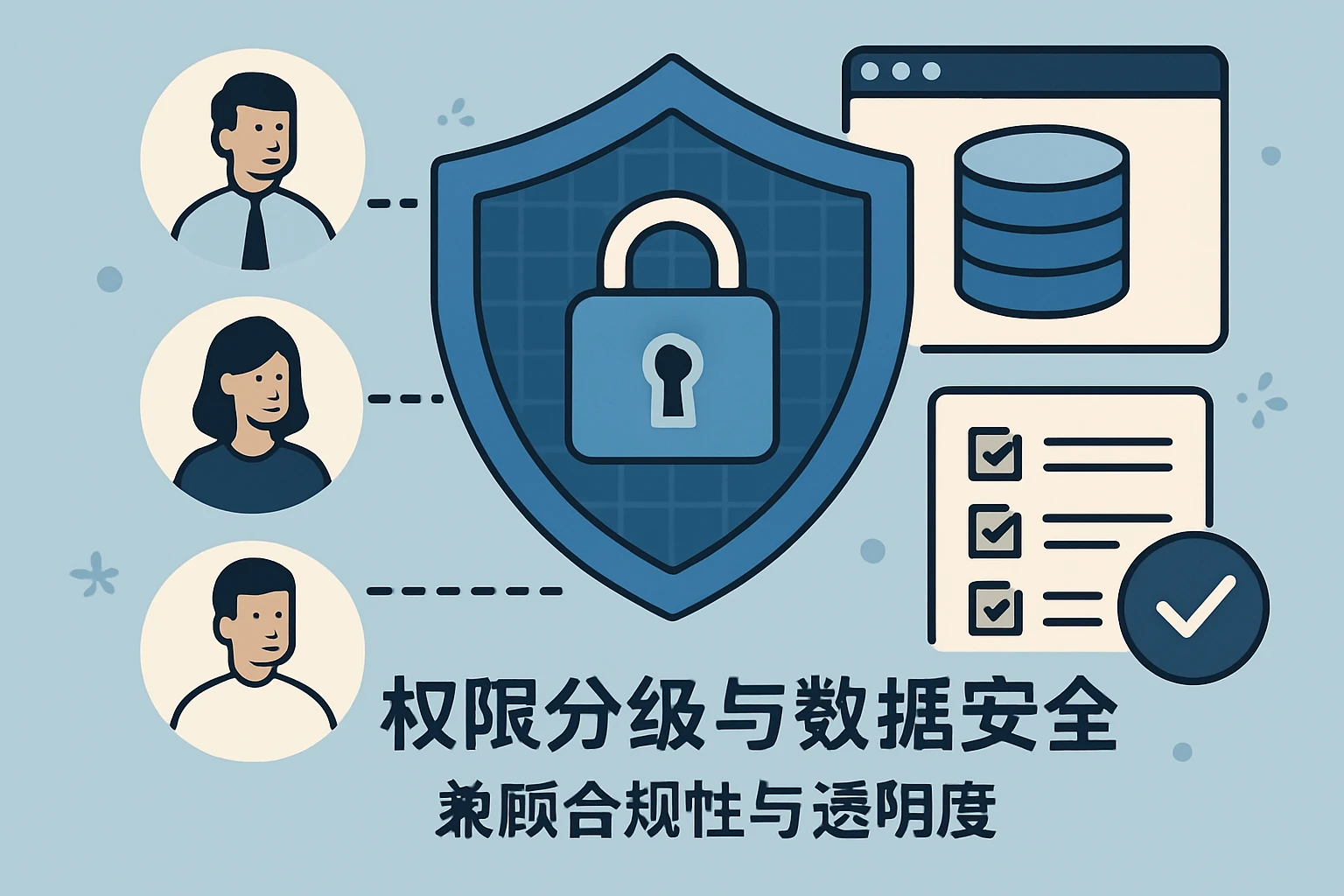 2. 权限分级与数据安全，兼顾合规性与透明度