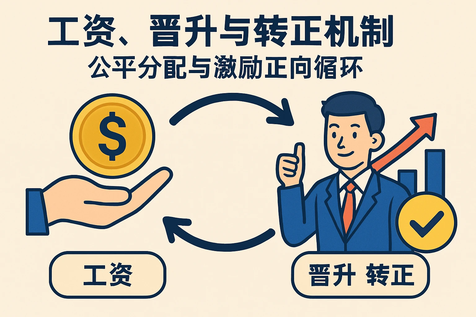 工资、晋升与转正机制：公平分配与激励正向循环