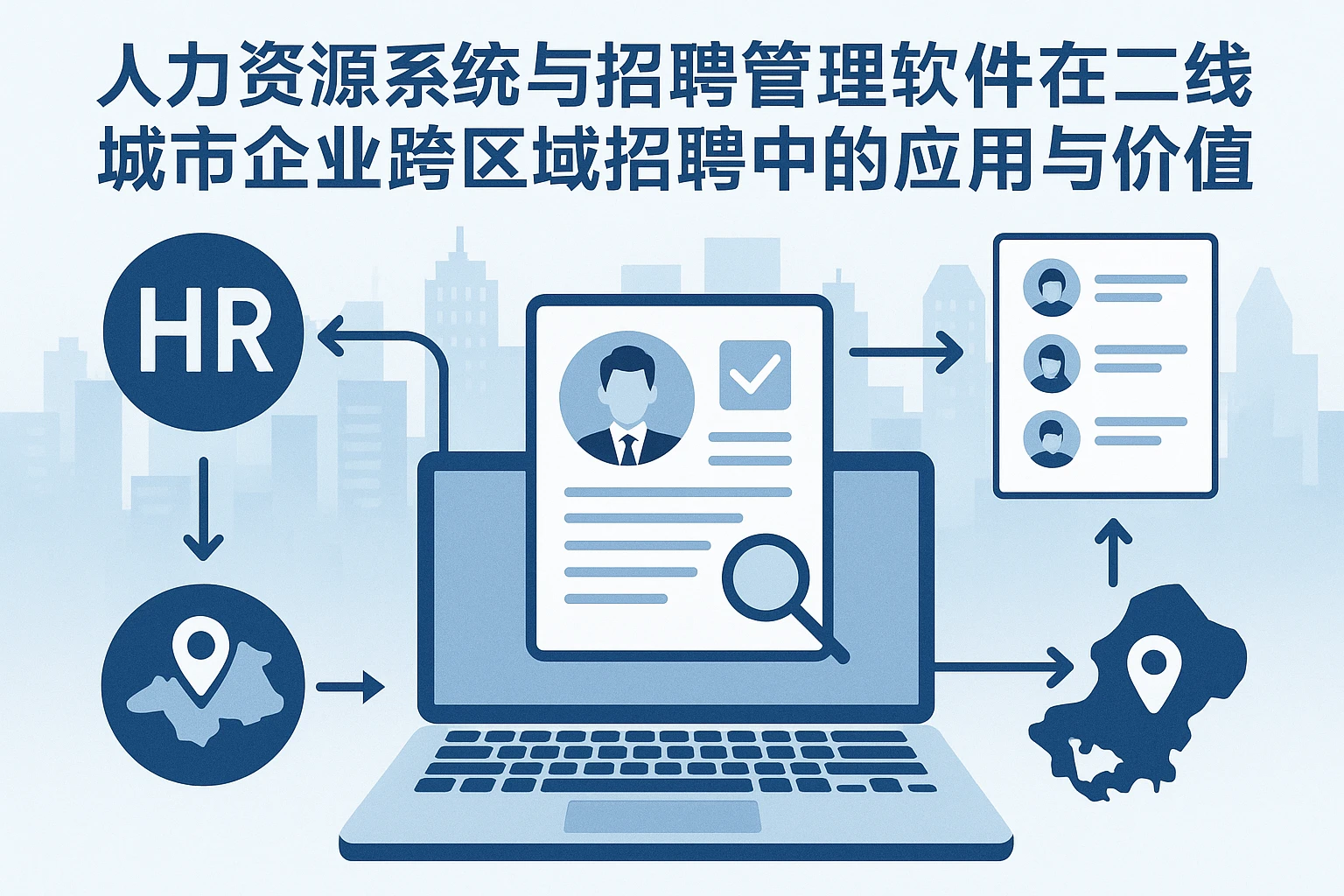 人力资源系统与招聘管理软件在二线城市企业跨区域招聘中的应用与价值