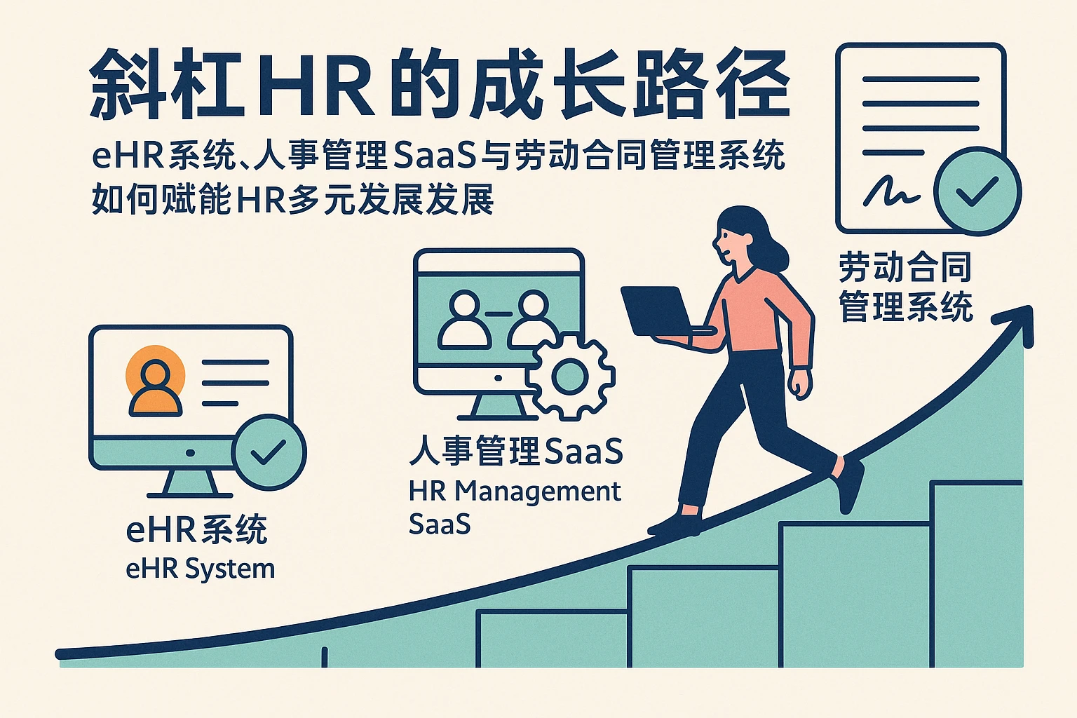 斜杠HR的成长路径:eHR系统、人事管理SaaS与劳动合同管理系统如何赋能HR多元发展