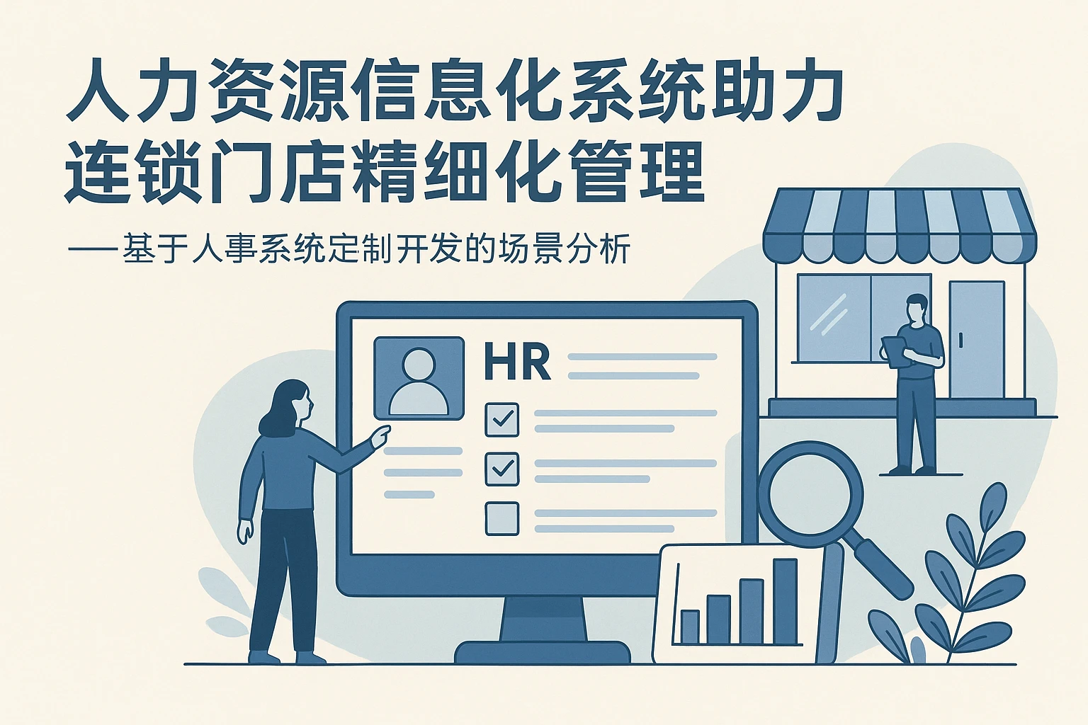 人力资源信息化系统助力连锁门店精细化管理——基于人事系统定制开发的场景分析