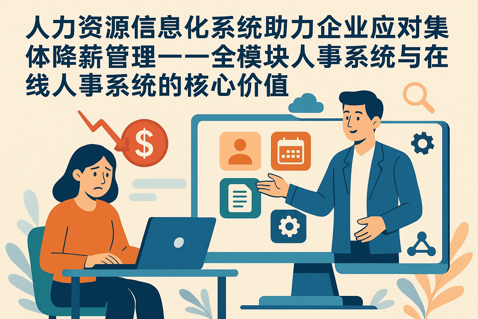 人力资源信息化系统助力企业应对集体降薪管理——全模块人事系统与在线人事系统的核心价值