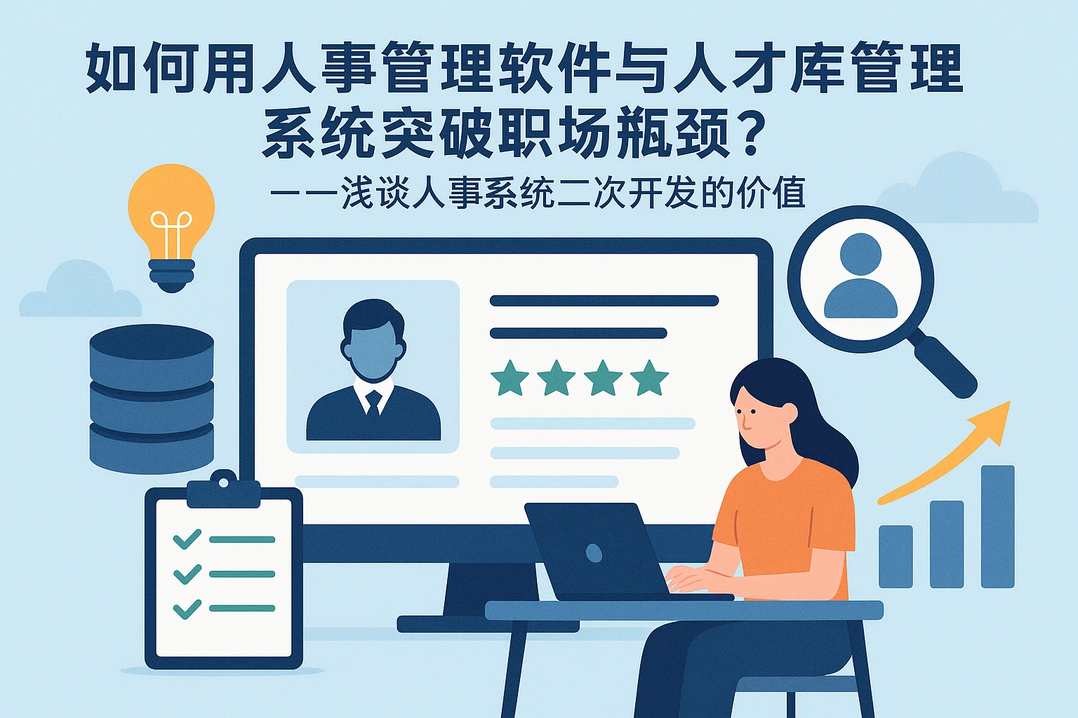如何用人事管理软件与人才库管理系统突破职场瓶颈？——浅谈人事系统二次开发的价值