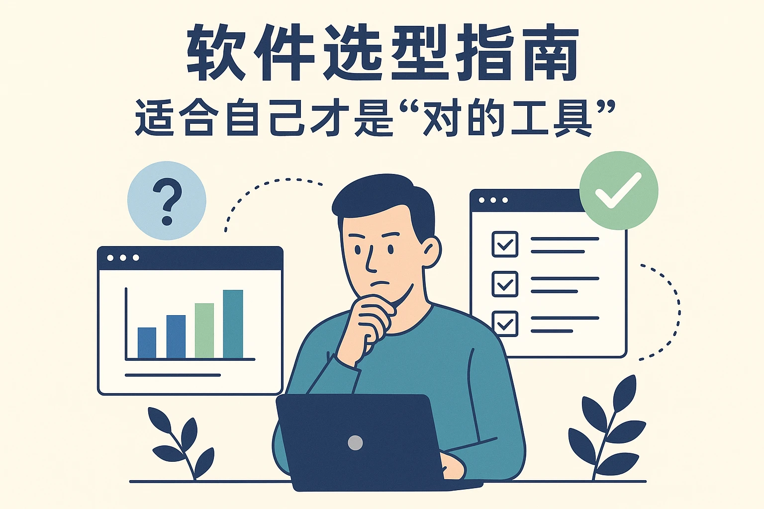 软件选型指南：适合自己才是“对的工具”