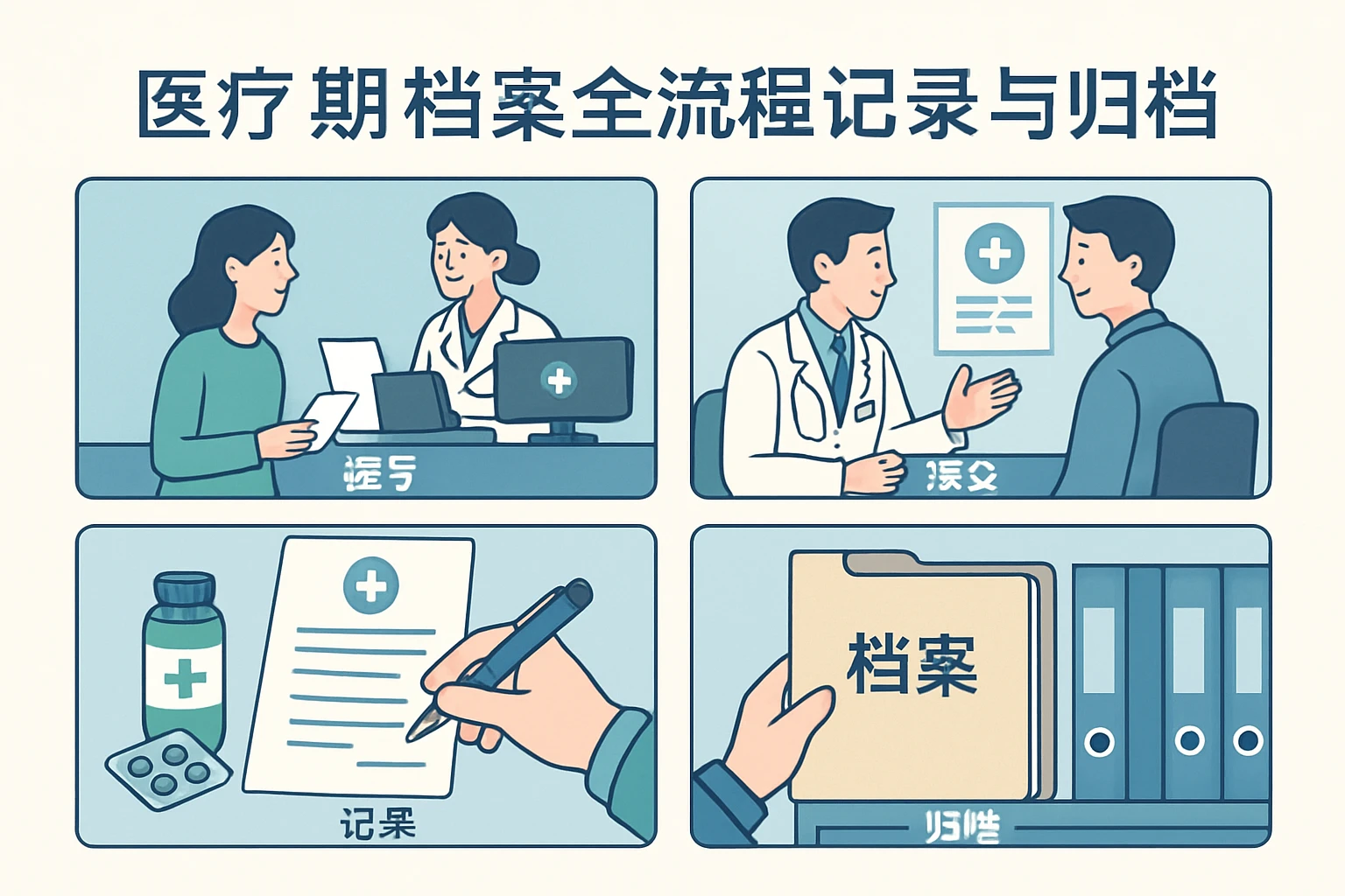 医疗期档案全流程记录与归档
