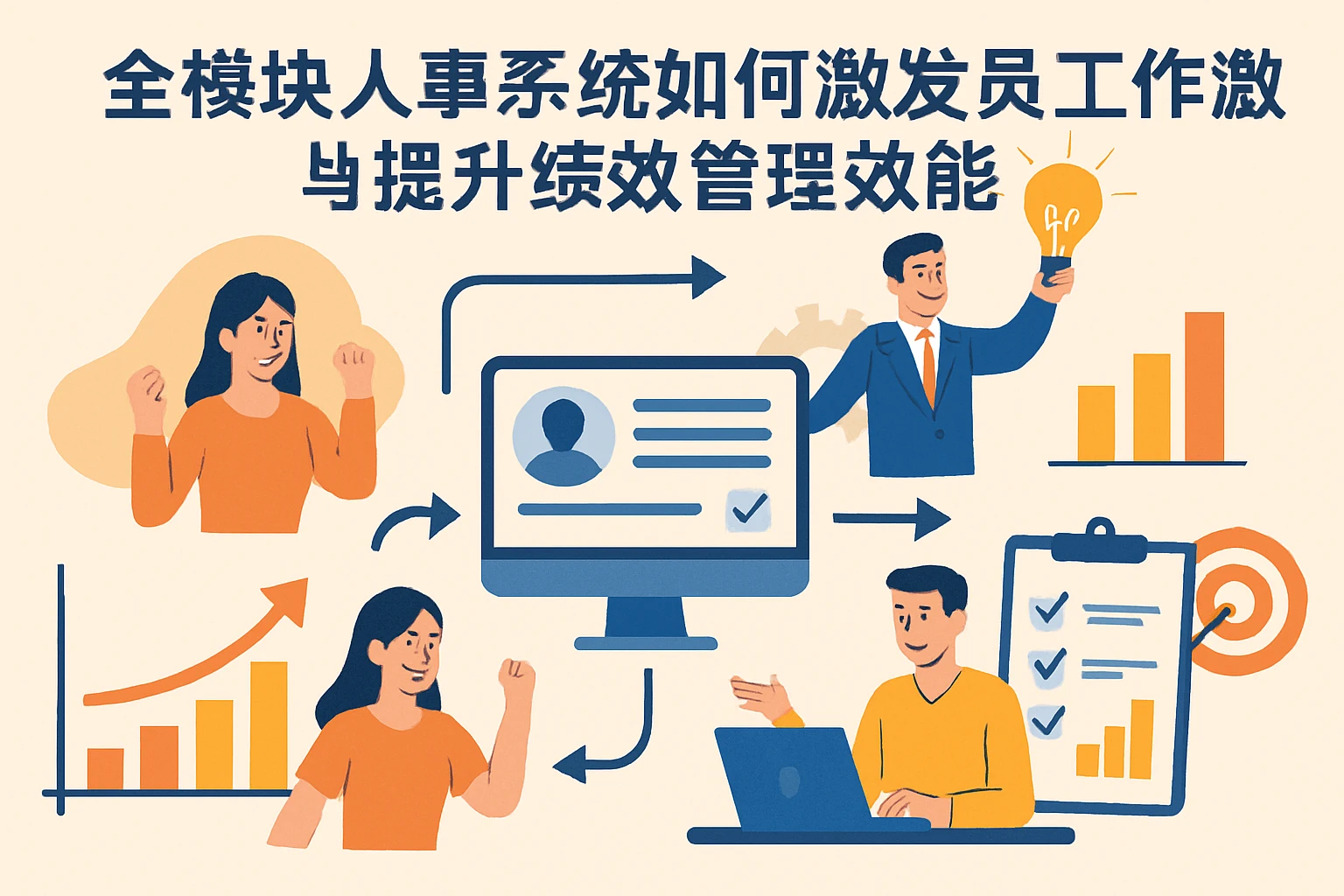 全模块人事系统如何激发员工工作激情与提升绩效管理效能