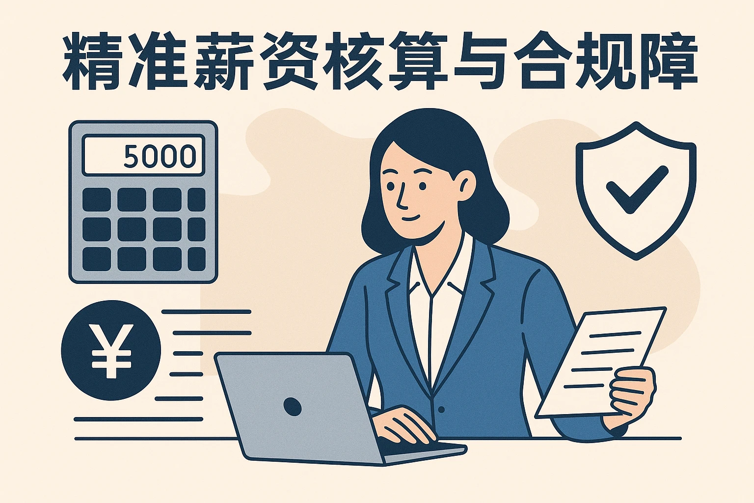 精准薪资核算与合规保障