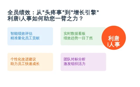 全员绩效：从“头疼事”到“增长引擎”，利唐i人事如何助您一臂之力？