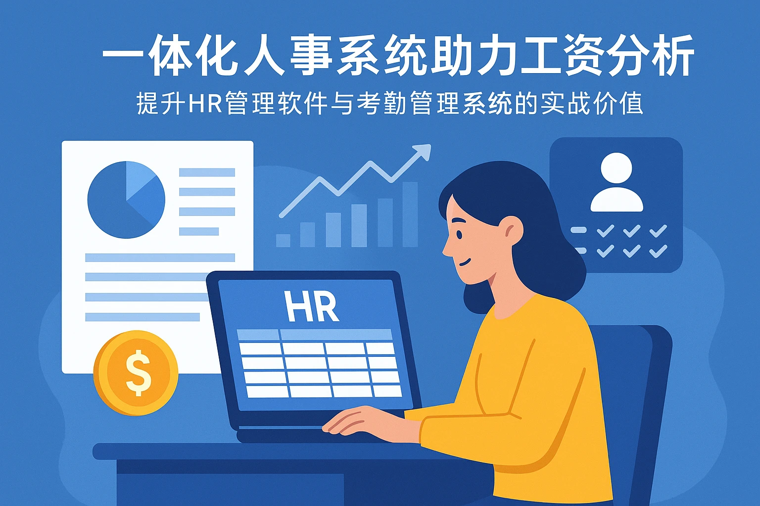 一体化人事系统助力工资分析：提升HR管理软件与考勤管理系统的实战价值