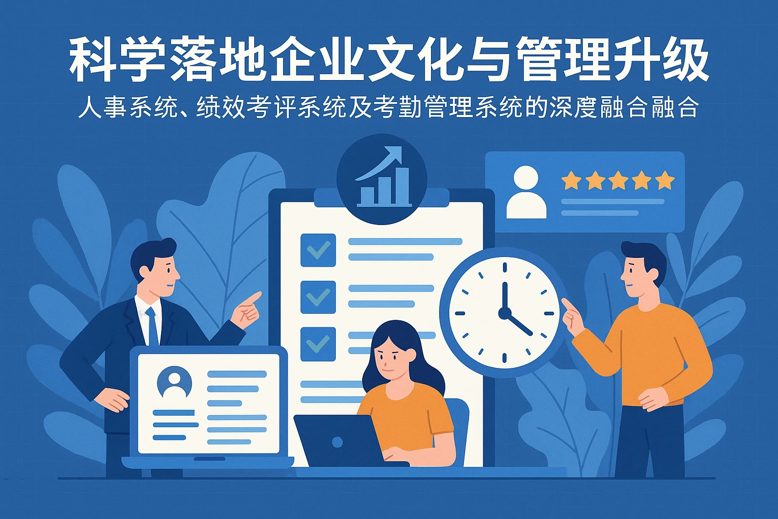 科学落地企业文化与管理升级：人事系统、绩效考评系统及考勤管理系统的深度融合