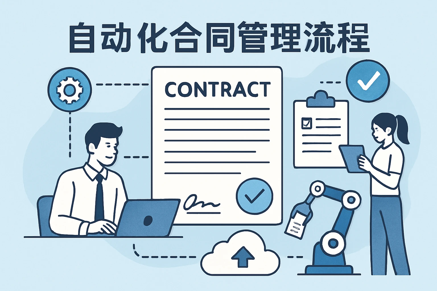 自动化合同管理流程
