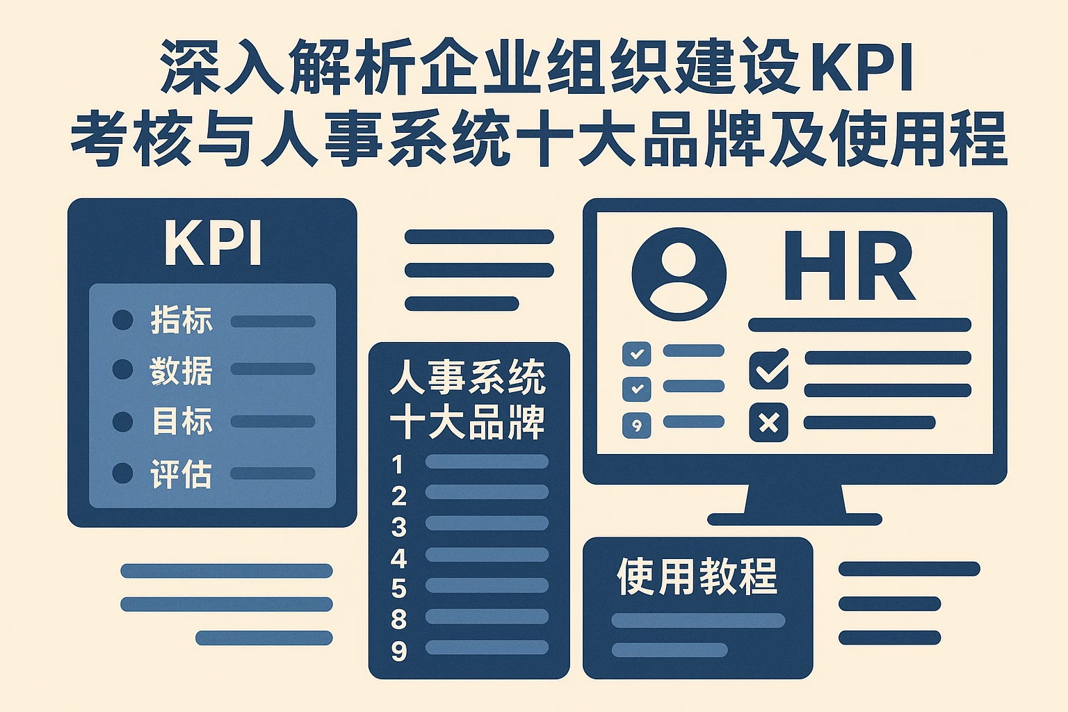 深入解析企业组织建设KPI考核与人事系统十大品牌及使用教程