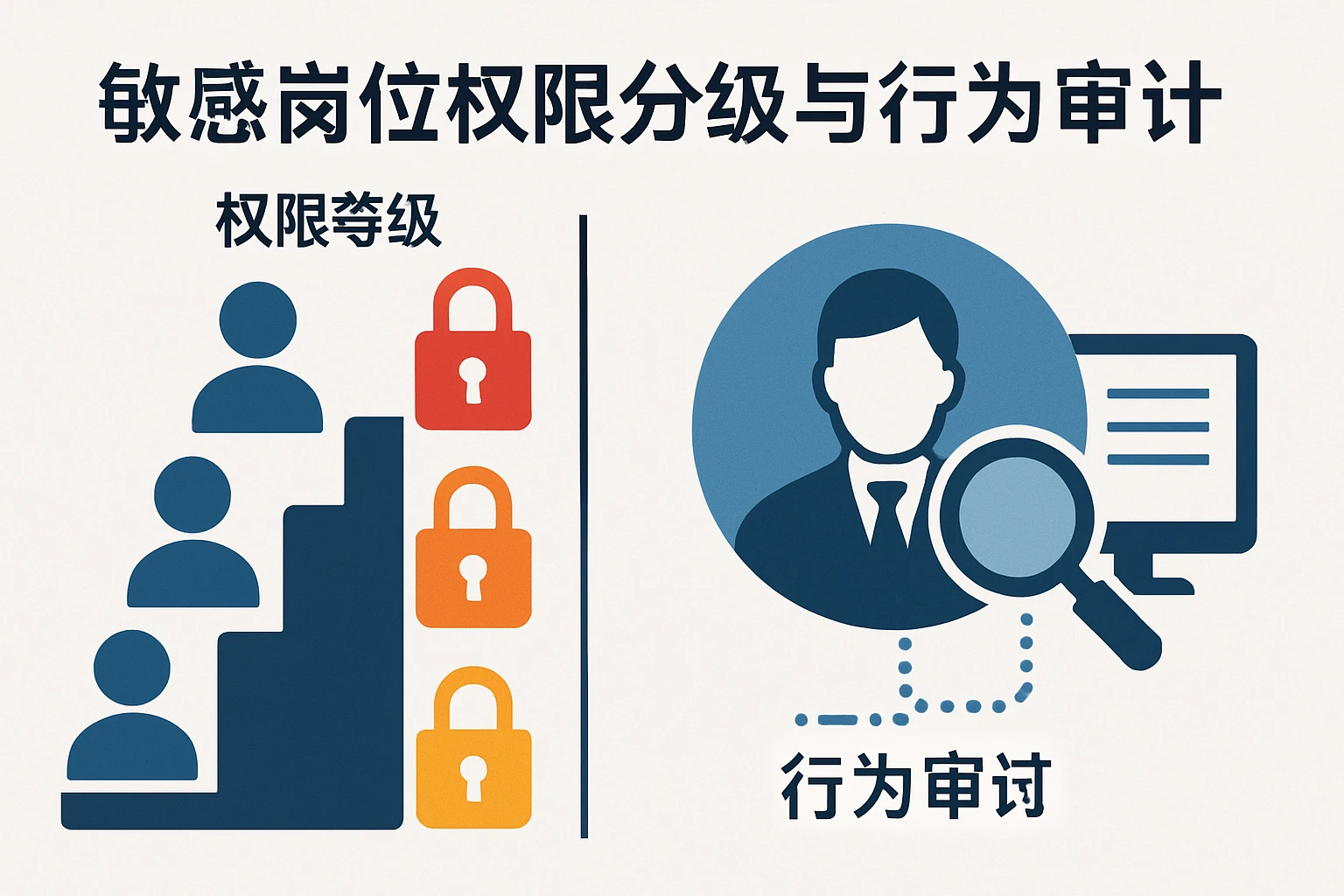 敏感岗位权限分级与行为审计