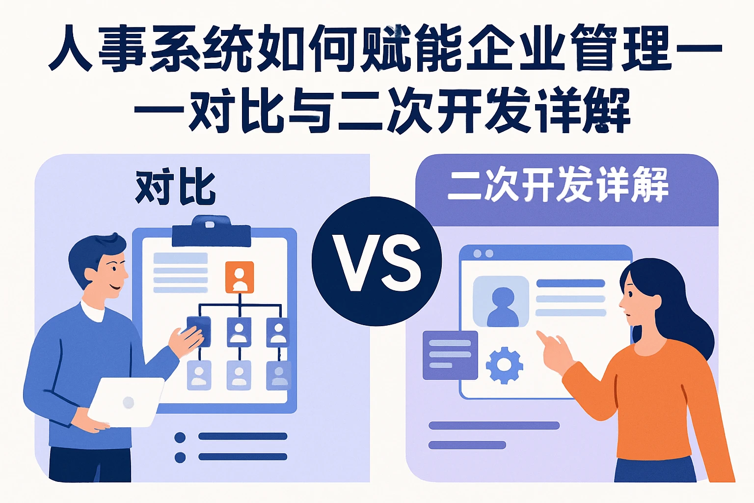 人事系统如何赋能企业管理变革——对比与二次开发详解
