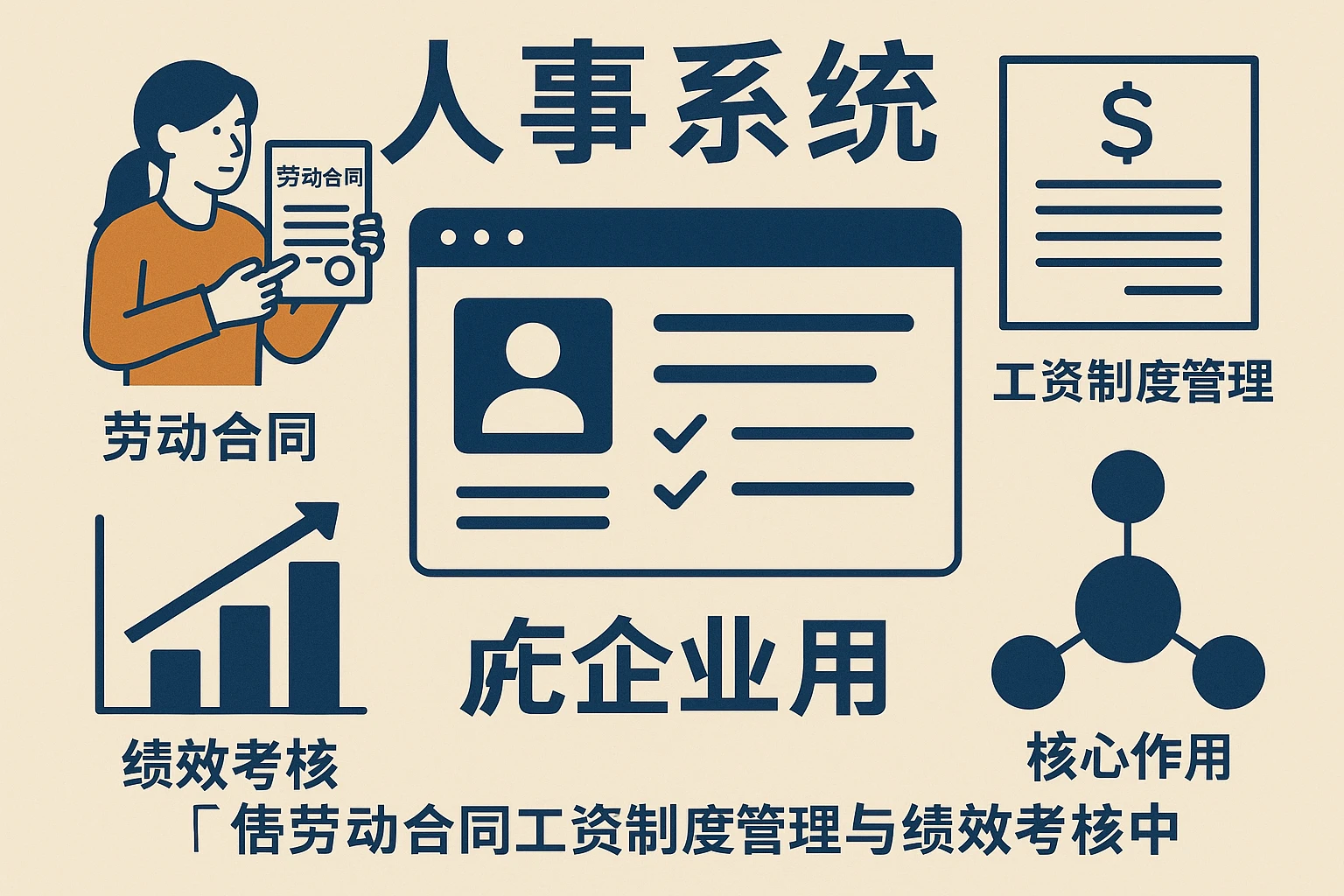 人事系统在企业劳动合同工资制度管理与绩效考核中的核心作用