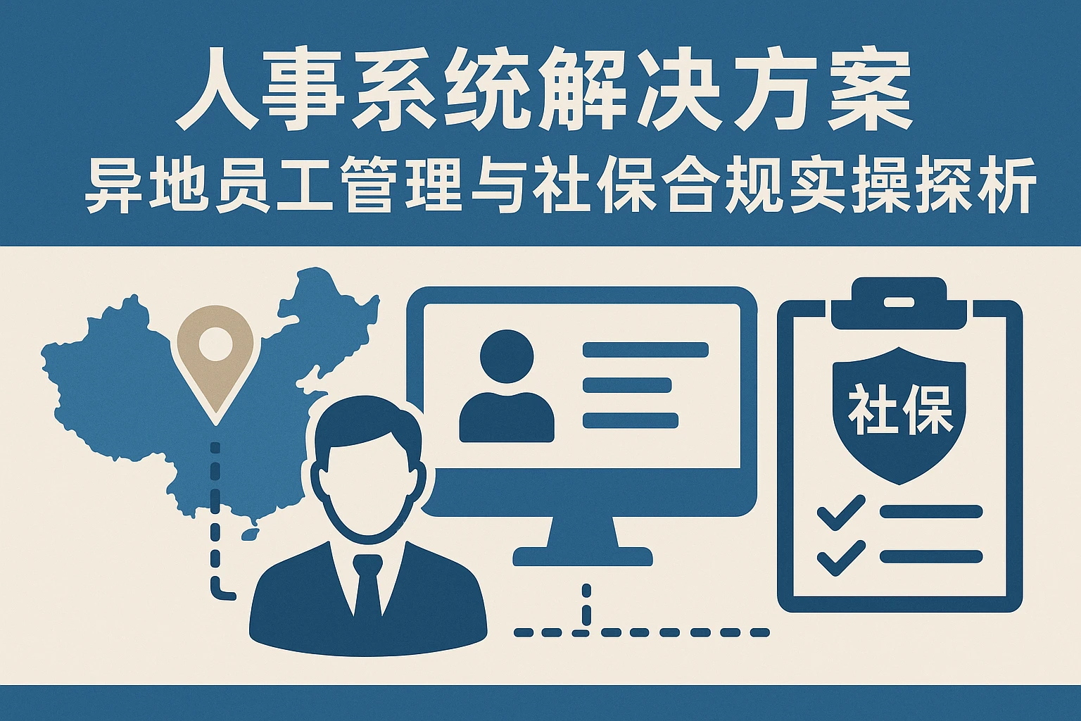 人事系统解决方案：异地员工管理与社保合规实操探析