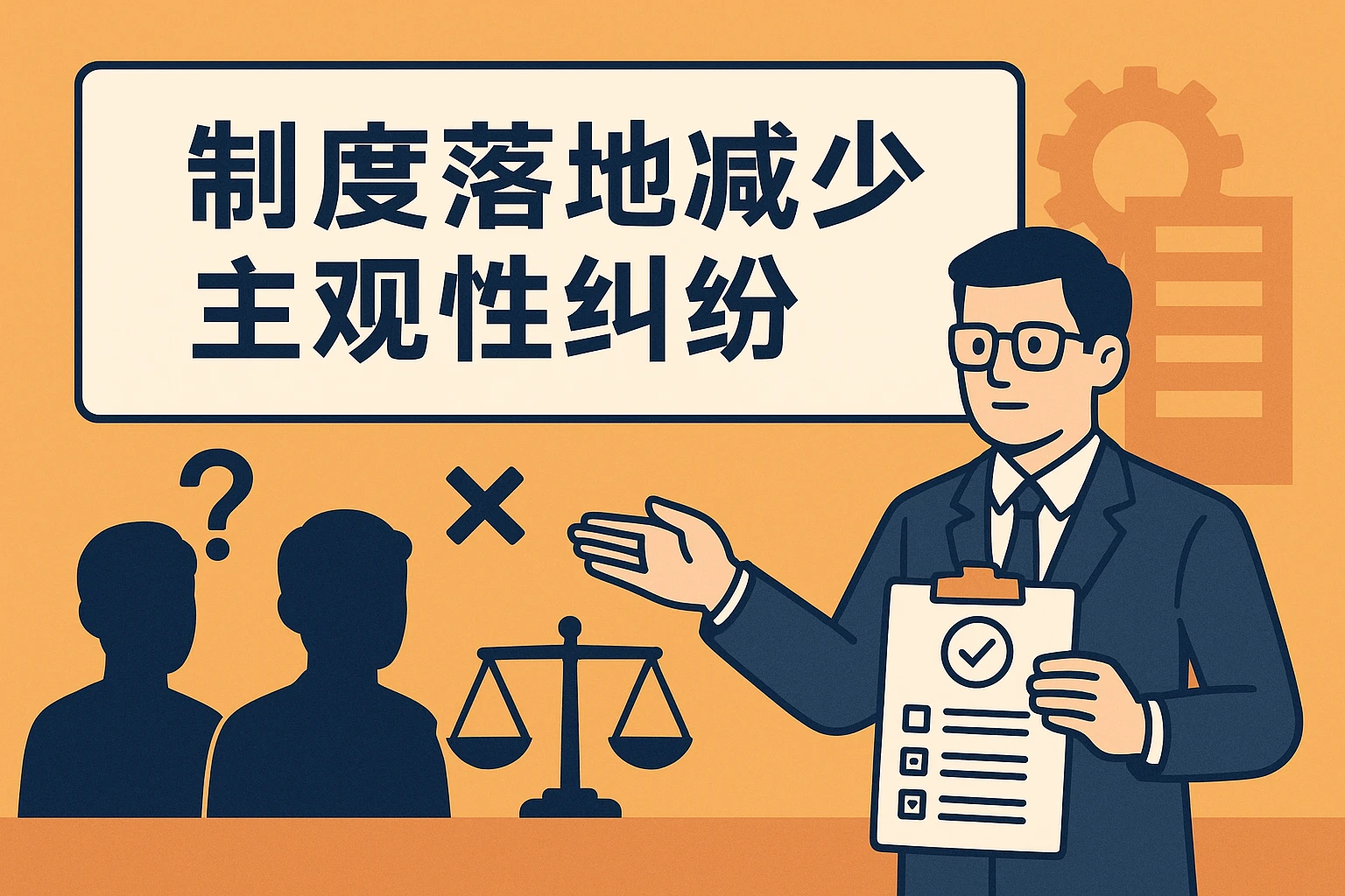 2. 制度落地减少主观性纠纷