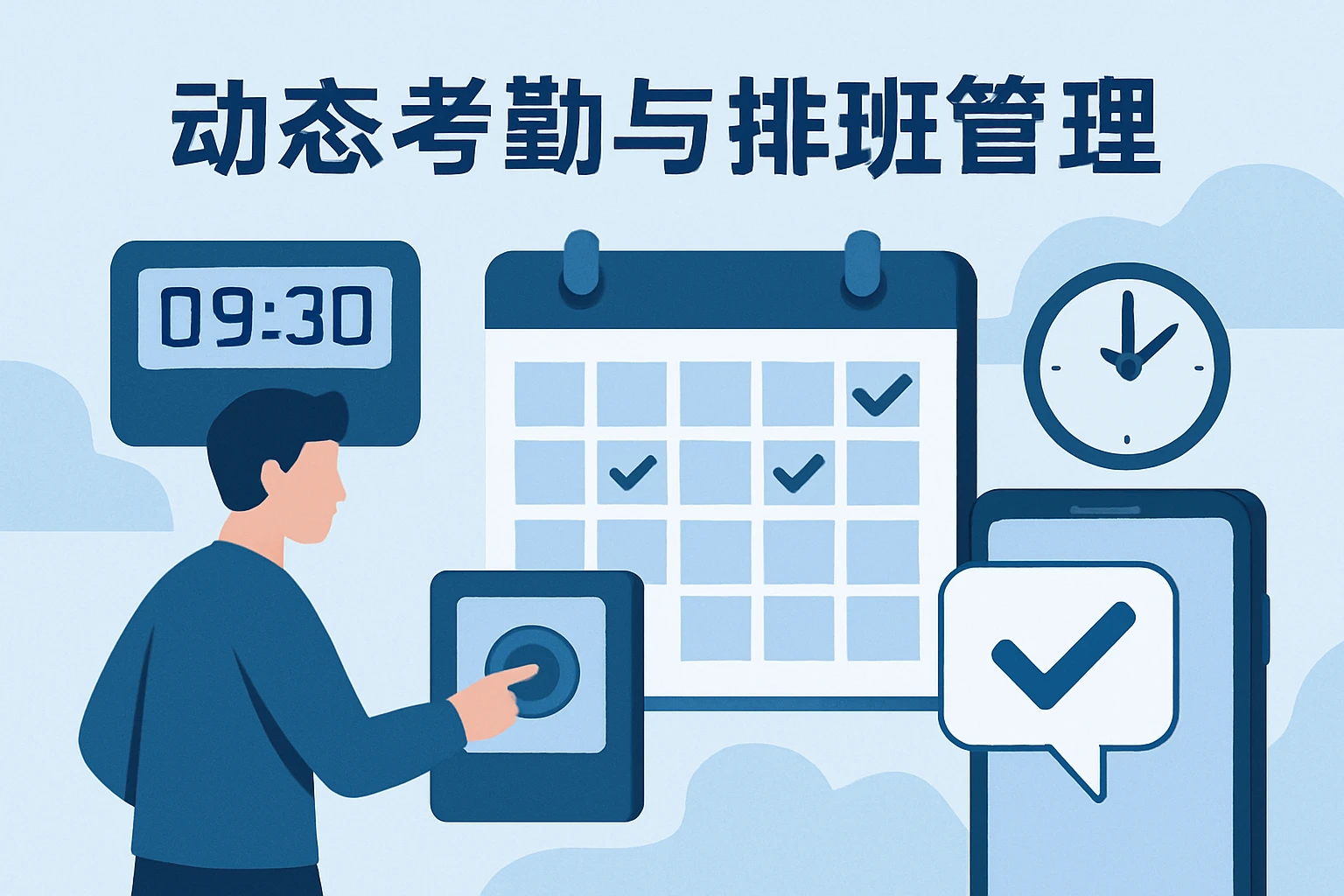 动态考勤与排班管理