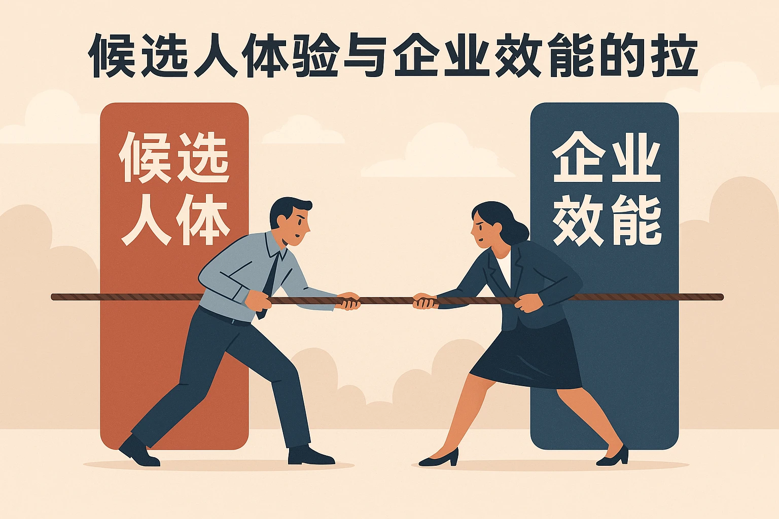 候选人体验与企业效能的拉扯