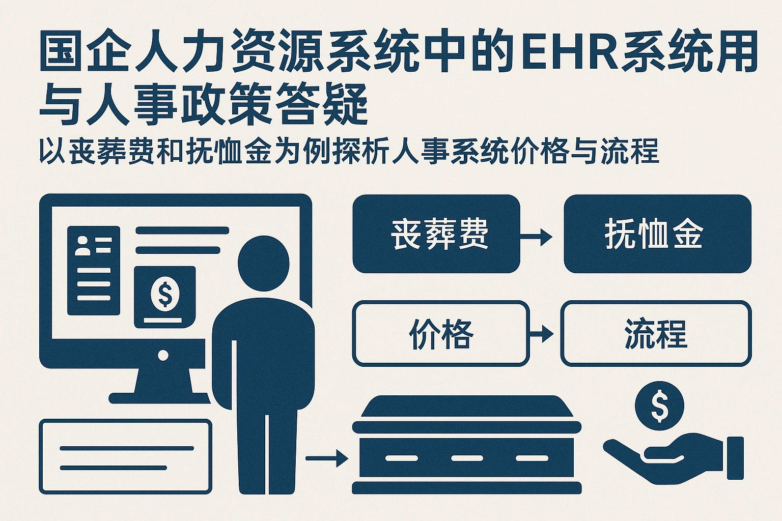 国企人力资源系统中的EHR系统应用与人事政策答疑：以丧葬费和抚恤金为例探析人事系统价格与流程