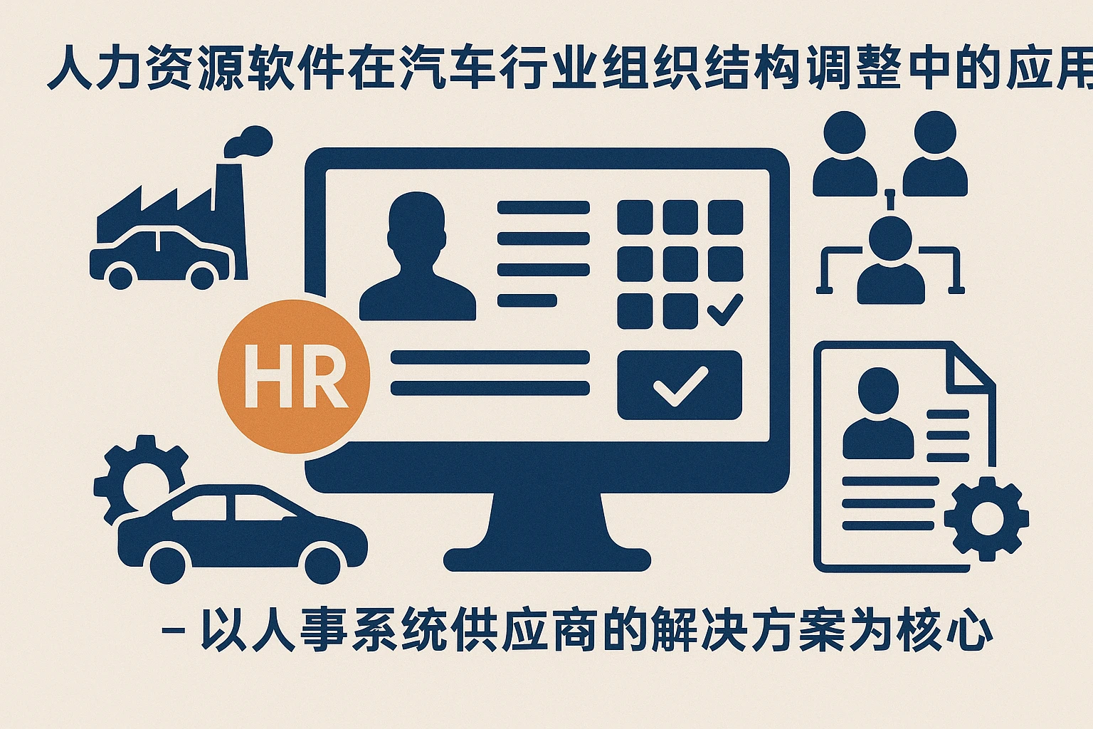 人力资源软件在汽车行业组织结构调整中的应用——以人事系统供应商的解决方案为核心
