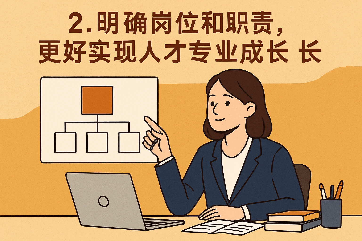 2. 明确岗位和职责，更好实现人才专业成长