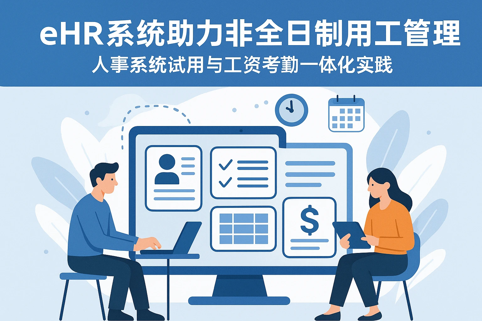 eHR系统助力非全日制用工规范管理——人事系统试用与工资考勤一体化实践