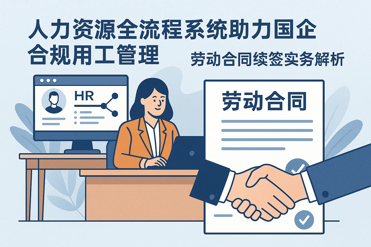 人力资源全流程系统助力国企合规用工管理：劳动合同续签实务解析