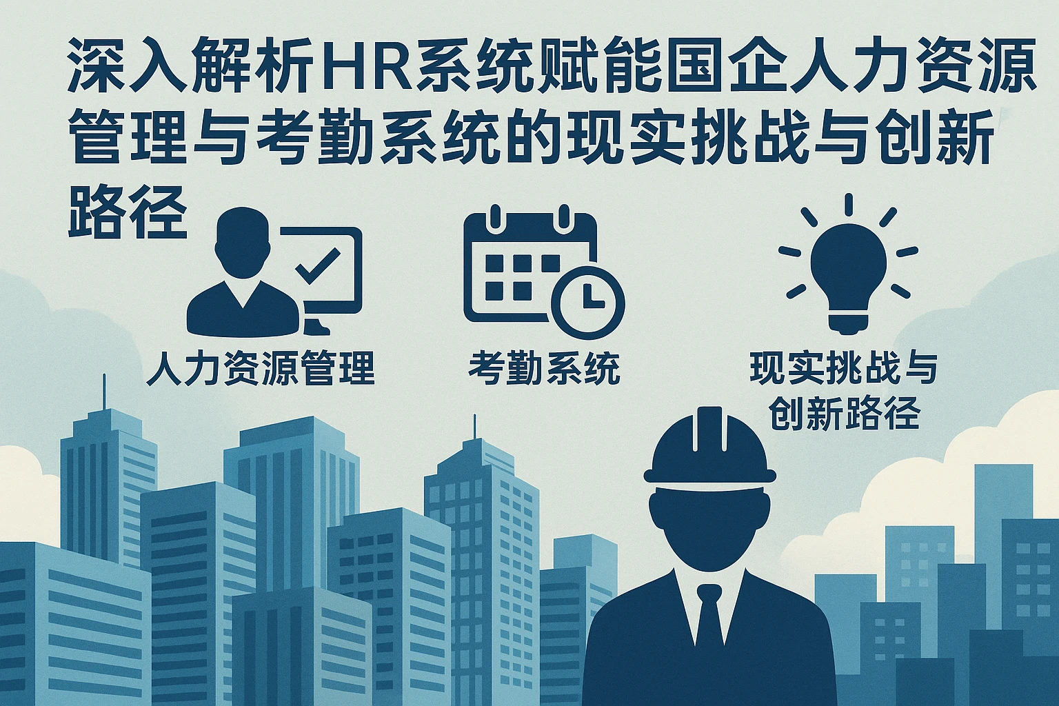 深入解析HR系统赋能国企人力资源管理与考勤系统的现实挑战与创新路径
