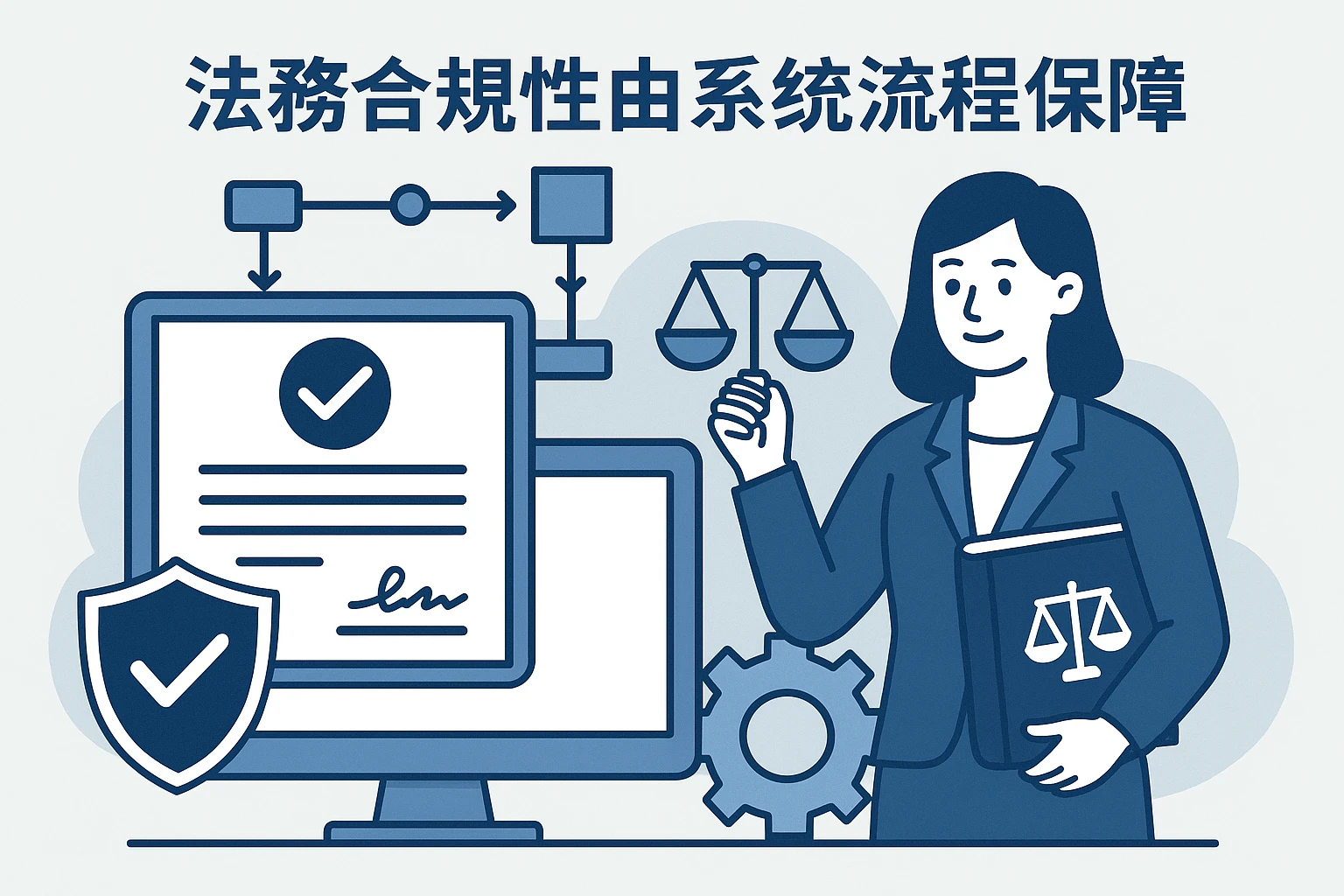 法务合规性由系统流程保障