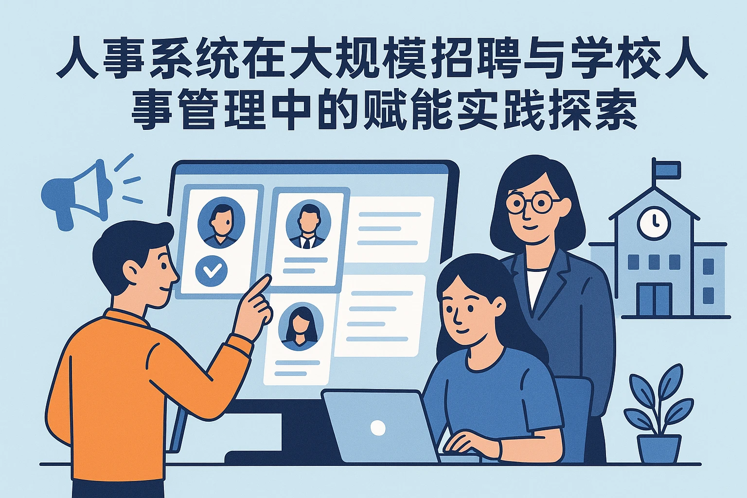 人事系统在大规模招聘与学校人事管理中的赋能实践探索