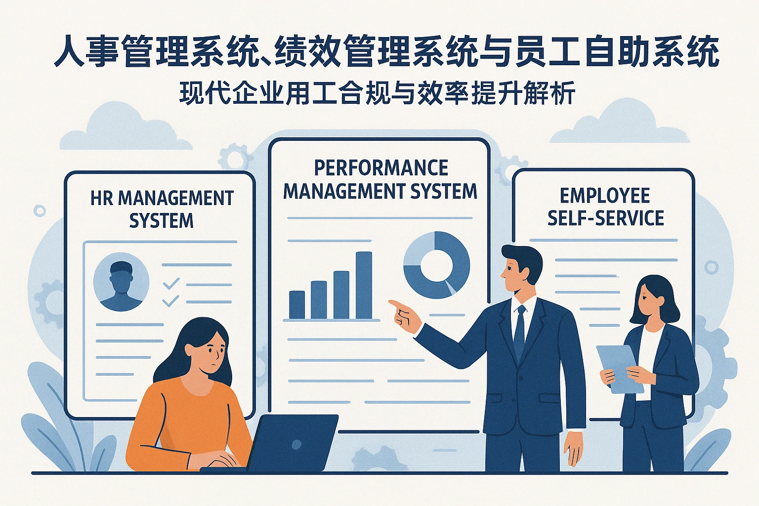 人事管理系统、绩效管理系统与员工自助系统：现代企业用工合规与效率提升解析