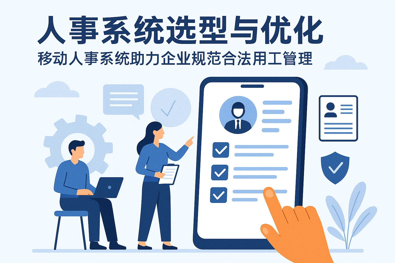 人事系统选型与优化：移动人事系统助力企业规范合法用工管理