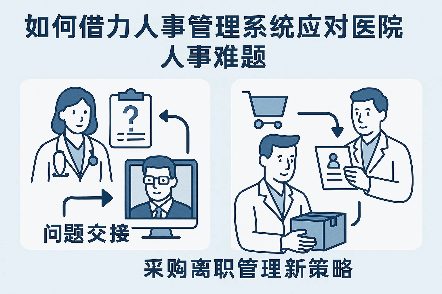 如何借力人事管理系统应对医院人事难题——问题交接与采购离职管理新策略
