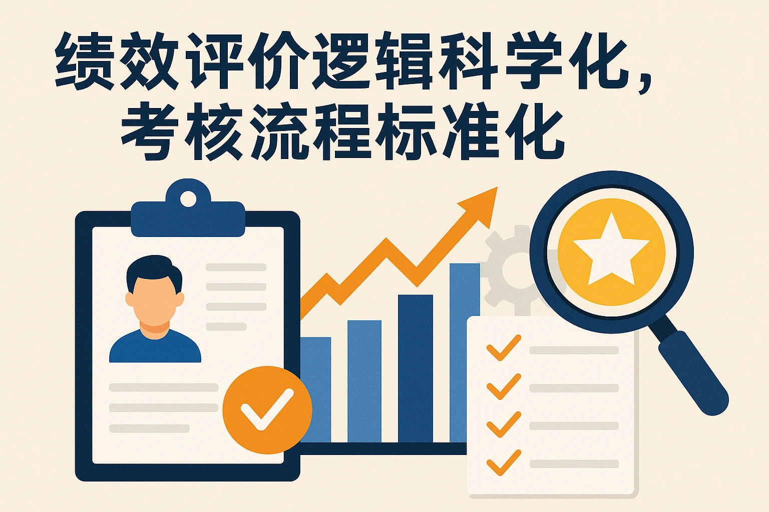 绩效评价逻辑科学化，考核流程标准化