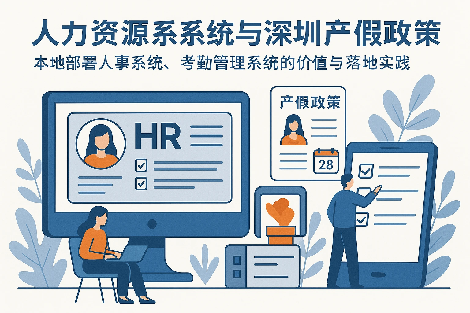 人力资源系统与深圳产假政策:本地部署人事系统、考勤管理系统的价值与落地实践