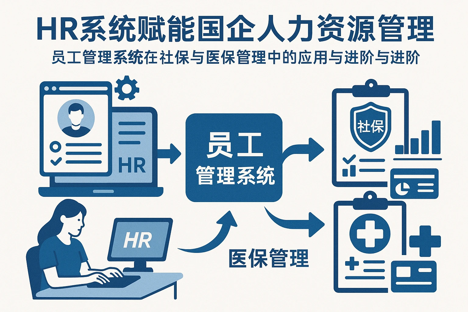 HR系统赋能国企人力资源系统：员工管理系统在社保与医保管理中的应用与进阶