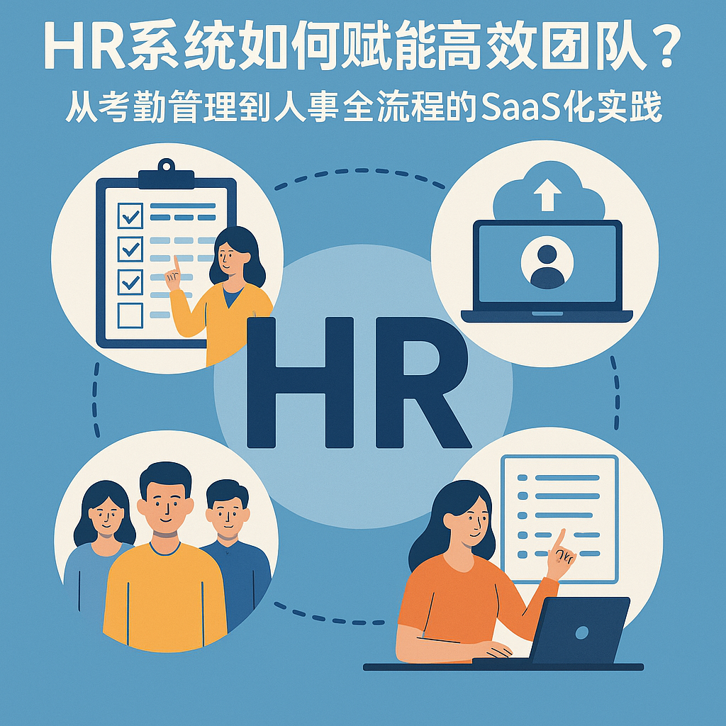 HR系统如何赋能高效团队？从考勤管理到人事全流程的SaaS化实践