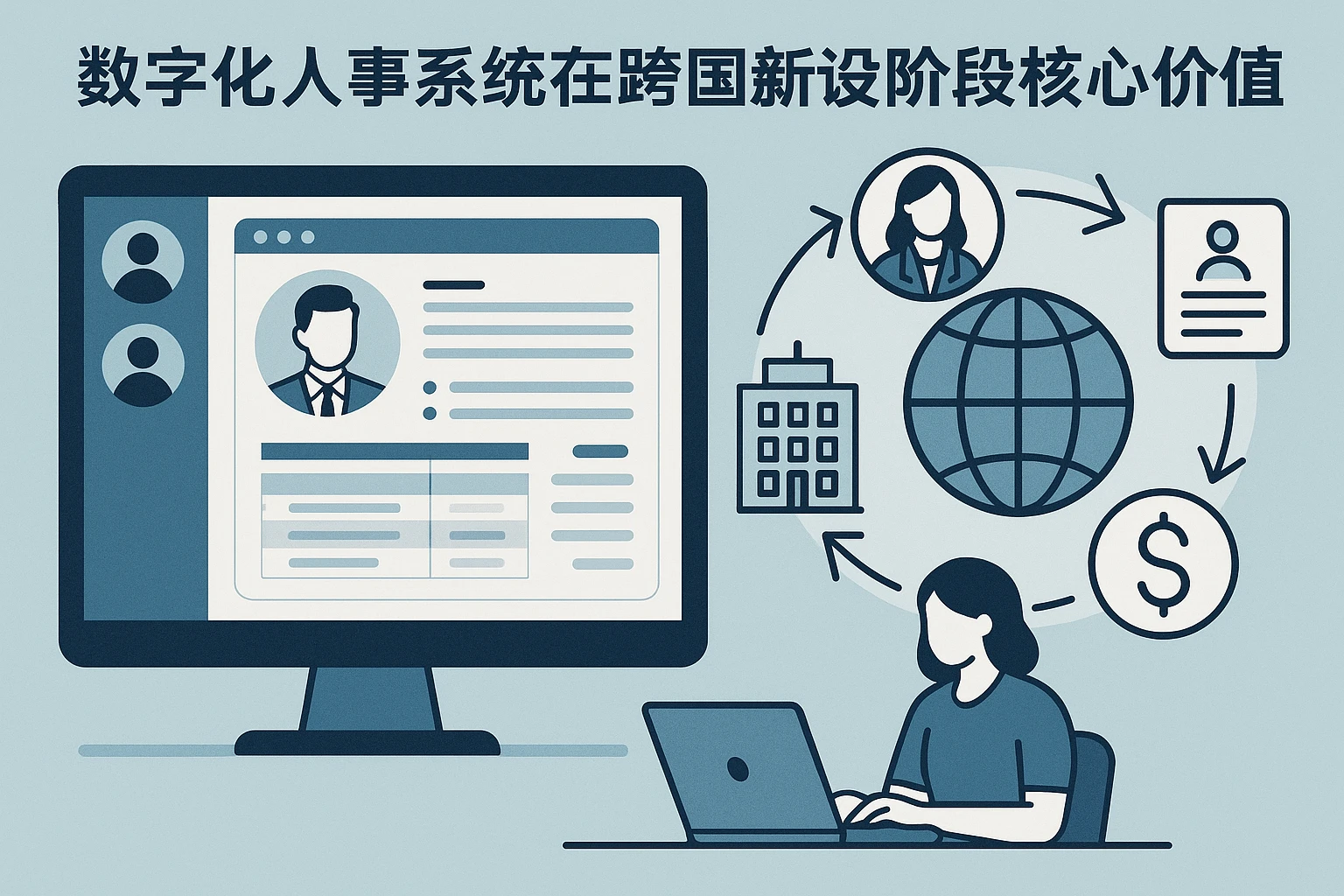 数字化人事系统在跨国新设阶段的核心价值